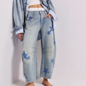 Free People Blue Star Ankle Jeans